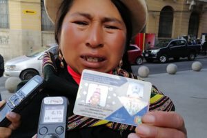 Mujer reclama asistencia familiar a diputado suplente del MAS
