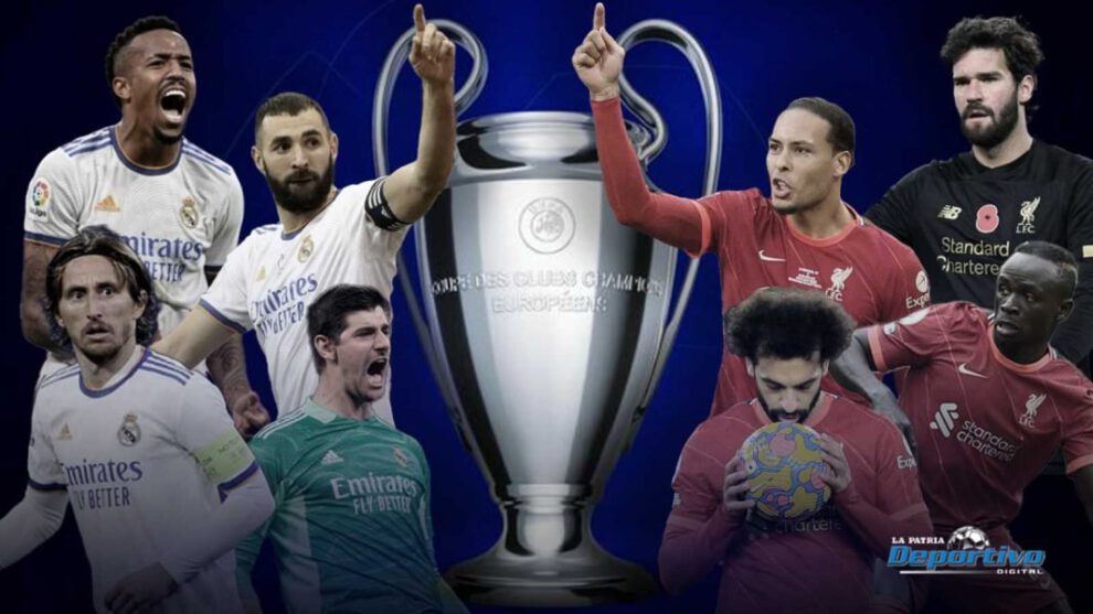 Final de Champions con Benzema, Salah, Vinicius y Mané