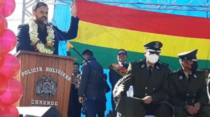 Helicóptero para patrullaje en El Alto