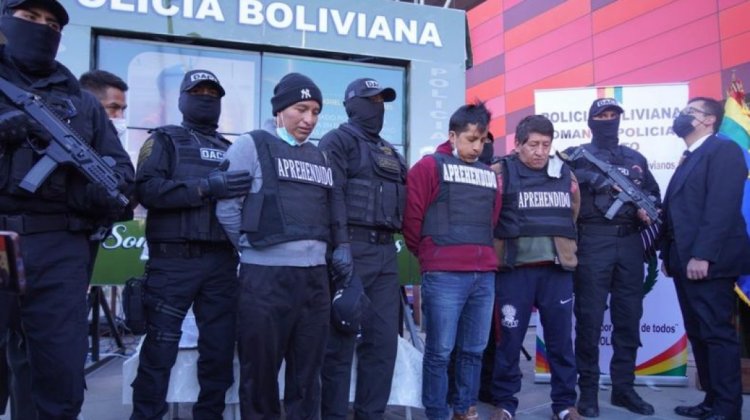 Aprehendidos en un operativo según el Código de Procedimiento Penal