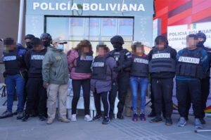 Aprehendidos por delitos presentados por el Ministro de Gobierno