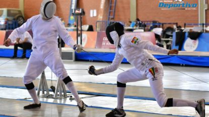 Torneo nacional de esgrima en La Paz