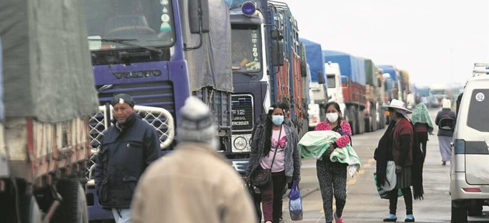 Bloqueo en Cuatro Cañadas