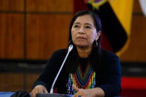 Destitución de Guadalupe Llori en la Asamblea ecuatoriana