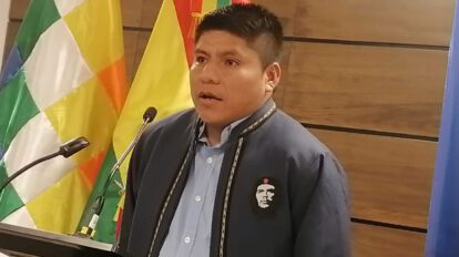 Interpelación a Del Castillo por el senador del MAS Leonardo Loza