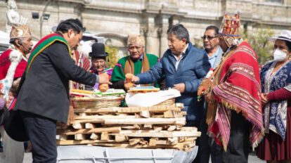 El vicepresidente Choquehuanca sugiere no beber alcohol ni tener sexo 40 días antes del Año Nuevo Aymara