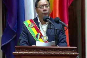 Cumbre de las Américas con Luis Arce Catacora