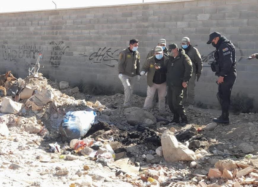 Cuerpo quemado de mujer encontrado en El Alto