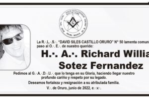 Obituario de Richard William Sotez Fernandez