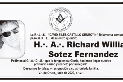 Obituario de Richard William Sotez Fernandez
