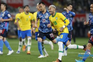 Brasil vence a Japón en partido amistoso