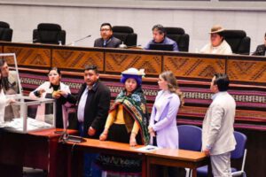 Proceso de votación en la elección del Defensor del Pueblo