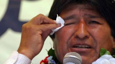 Evo Morales lloraba cuando le decían narcotraficante
