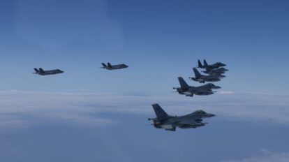 Ejercicios militares de EE.UU. y Corea del Sur con cazas