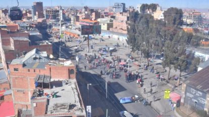 Bloqueo de las mil esquinas en El Alto