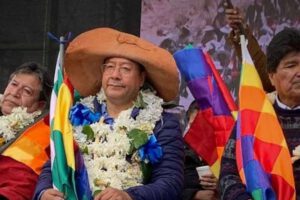 Reunión MAS cocaleros con Luis Arce y Evo Morales