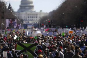 Manifestaciones en EEUU por una supervisión más estricta a la venta y tenencia de armas de fuego