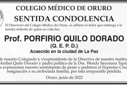 Prof. Porfirio Quilo Dorado Q. E. P. D.