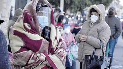 frente frío afectará a Santa Cruz, Beni, Tarija y Chuquisaca