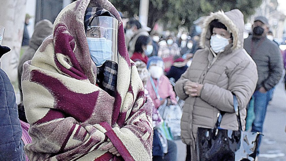 frente frío afectará a Santa Cruz, Beni, Tarija y Chuquisaca