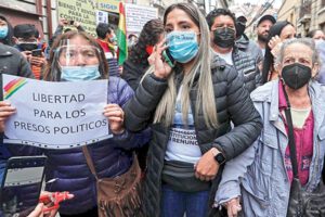 Movilizaciones en rechazo a la sentencia de Áñez