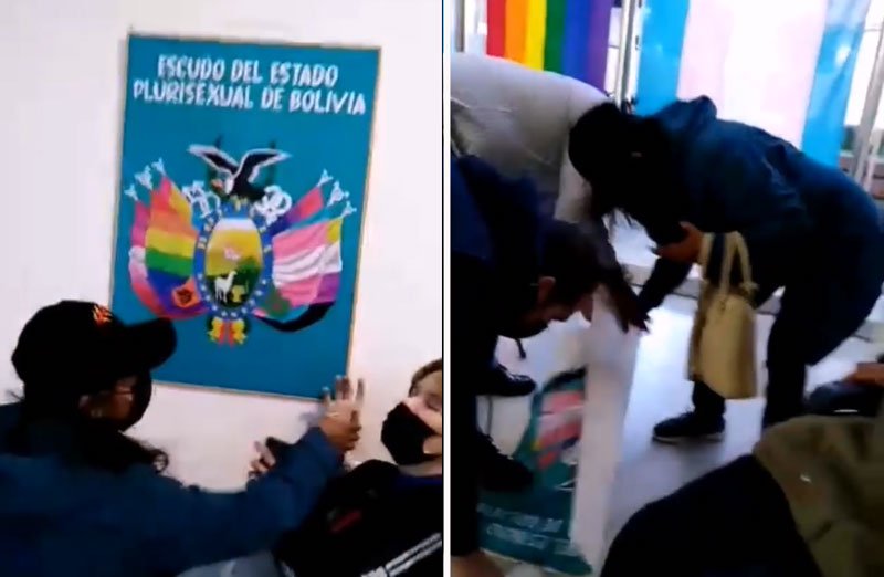 Activistas atacan muestra cultural Lgbtiq+ en Santa Cruz