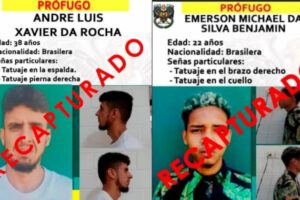 Recaptura de brasileños en Palmasola por la Policía Boliviana