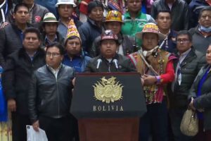 Pronunciamiento del Pacto de Unidad sobre desestabilizaciones