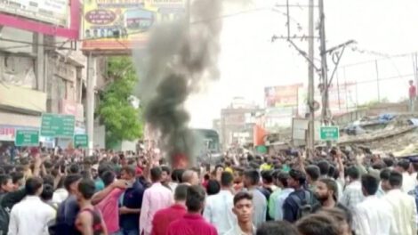 Protestas en India contra el nuevo sistema de reclutamiento militar Agnipath