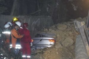 Deslizamiento de tierra en La Paz