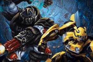 Transformers: Rise of the Beast con Optimus Prime y Bumblebee
