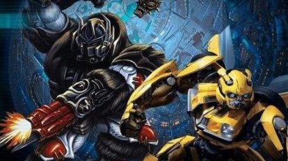 Transformers: Rise of the Beast con Optimus Prime y Bumblebee
