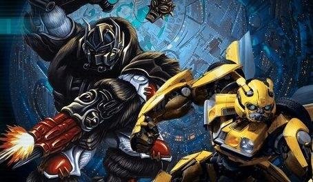 Transformers: Rise of the Beast con Optimus Prime y Bumblebee