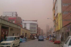 Alerta naranja por viento y heladas en Oruro, La Paz y Potosí
