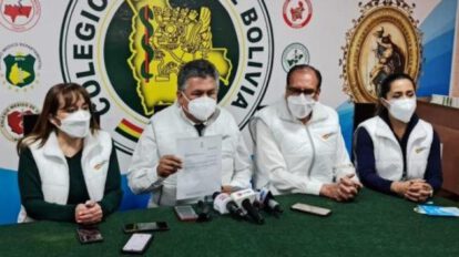 Médicos piden reunión con el Presidente Luis Arce