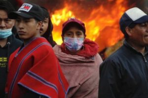 Protestas en Ecuador