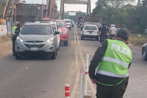 Controles policiales en Porongo tras asesinato de tres efectivos