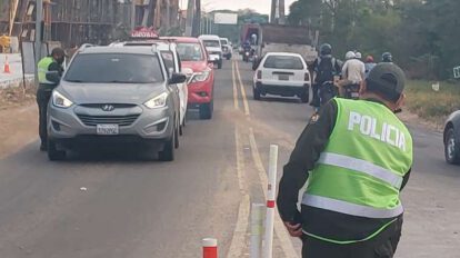 Controles policiales en Porongo tras asesinato de tres efectivos