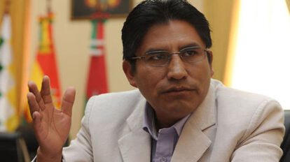 Félix Patzi, presidente del Movimiento Tercer Sistema (MTS)