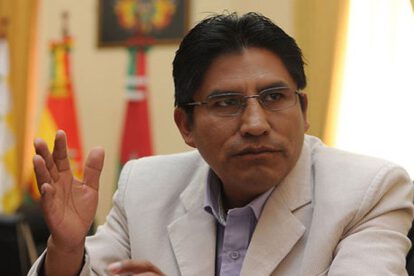Félix Patzi, presidente del Movimiento Tercer Sistema (MTS)