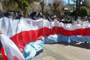 Estudiantes del liceo Pantaleón Dalence en emergencia por error de Senadores