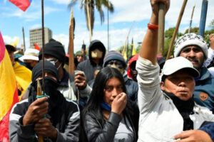 Protestas indígenas en Ecuador