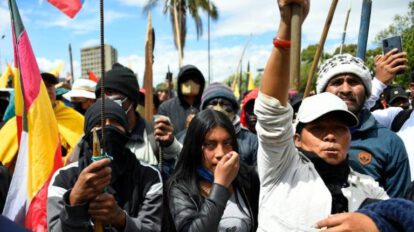 Protestas indígenas en Ecuador