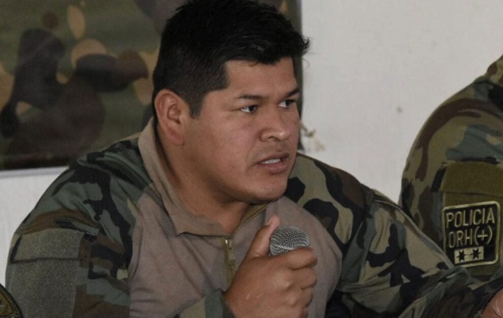 Viceministro de Defensa Social y Sustancias Controladas, Jaime Mamani