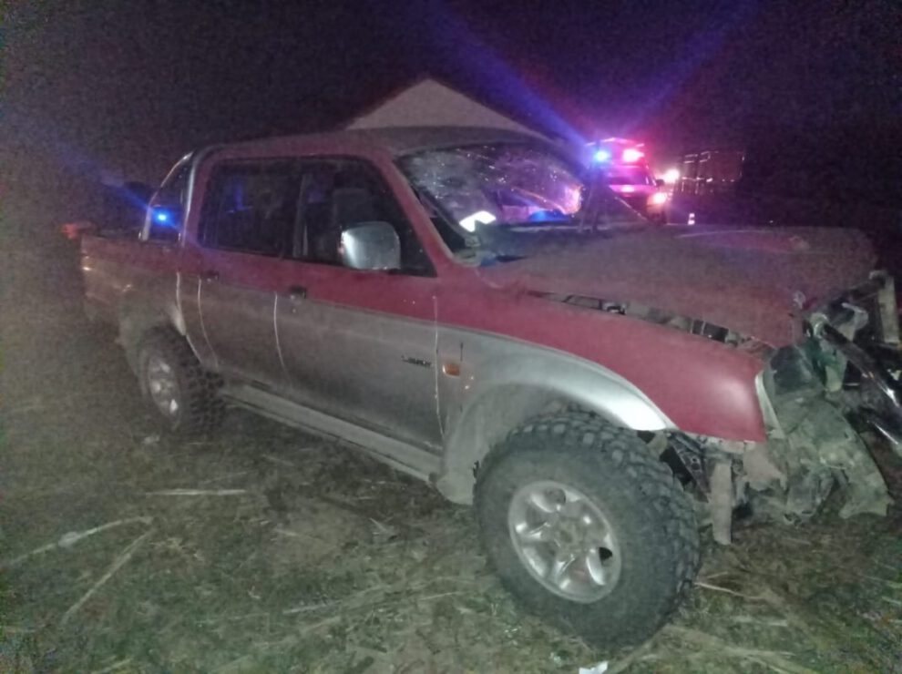 Accidente en la carretera Montero a Saavedra