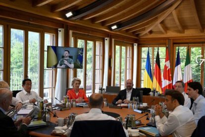 G-7 sanciones Rusia apoyo Ucrania