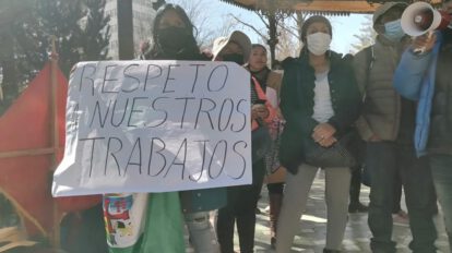 Comerciantes del mercado Kantuta exigen políticas sociales