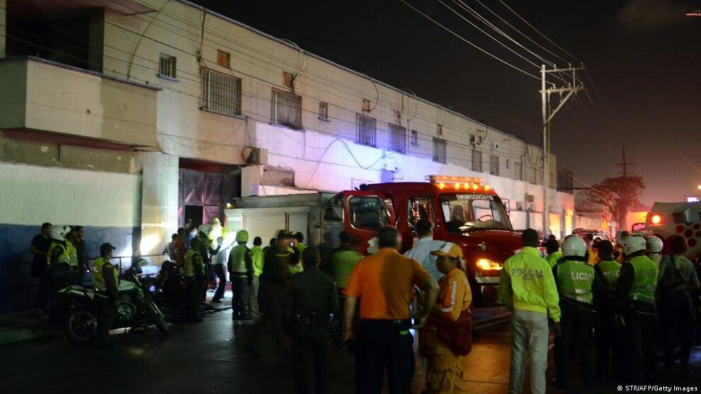 Incendio en la cárcel de Taluá en Colombia