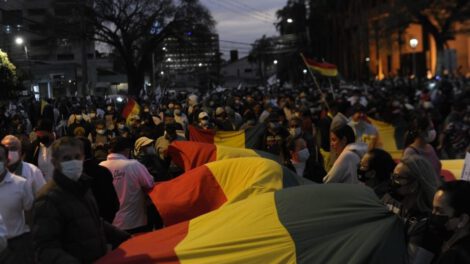 Marcha contra el narcotráfico en Santa Cruz