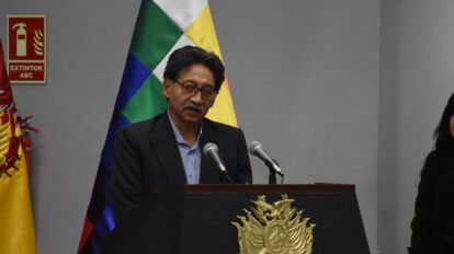 Marcelino Quispe Comibol posesionado por Luis Arce